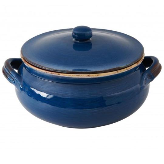 modra keramicka nadoba polievka pecenie mediteransky rucne malovany taliansky rustikalny ludovy jedalensky suprava klasicka misa bytovy dizajn balaton pobrezie hampton.jpg